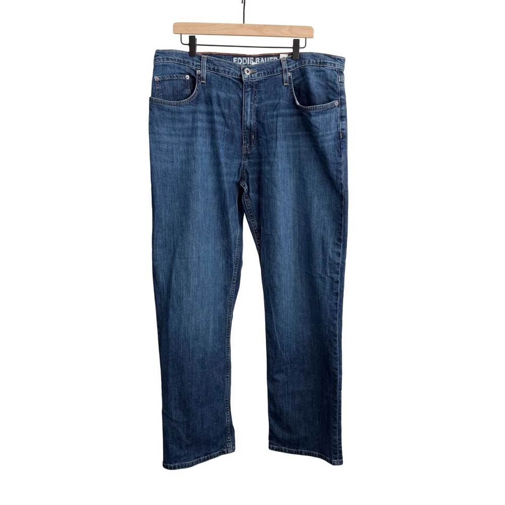 Eddie Bauer Relaxed Fit Jeans Blue 38 Dadcore Workwear Casual Everyday School